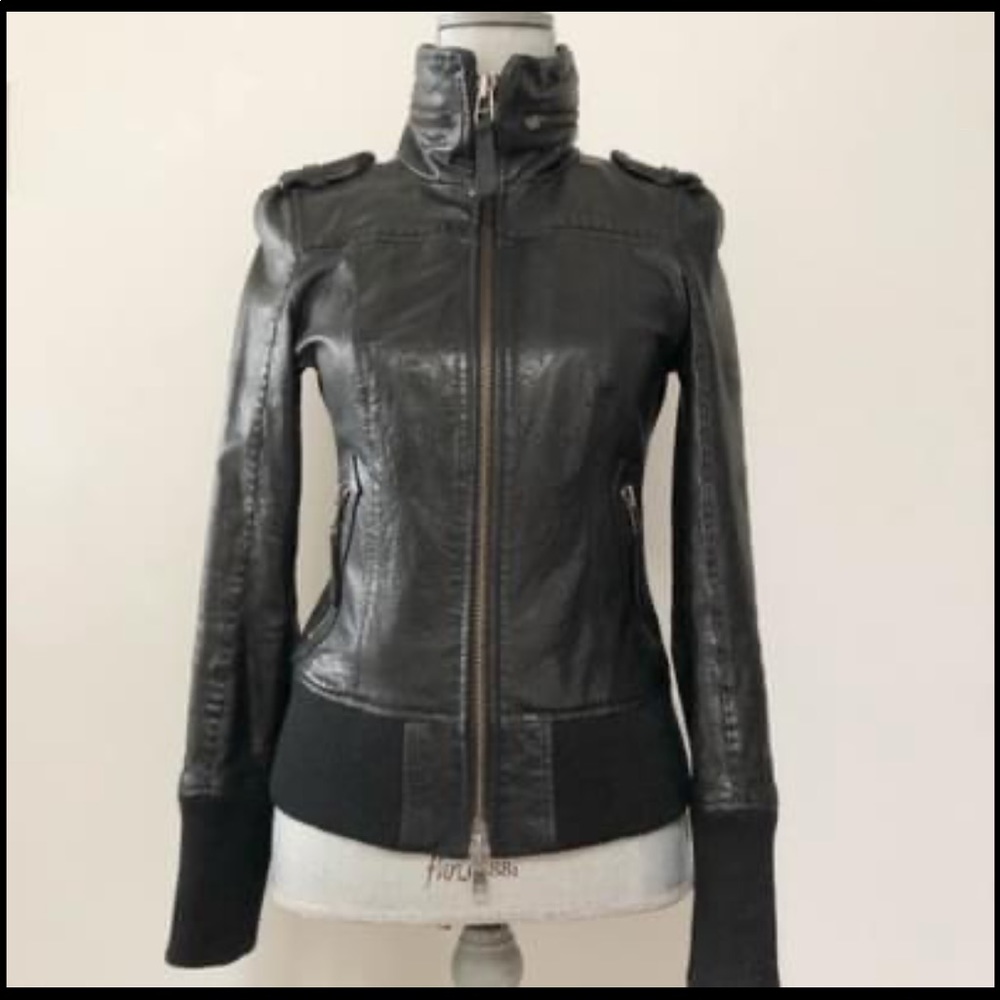 Mackage leather jacket